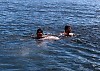 Jer and John Swimming